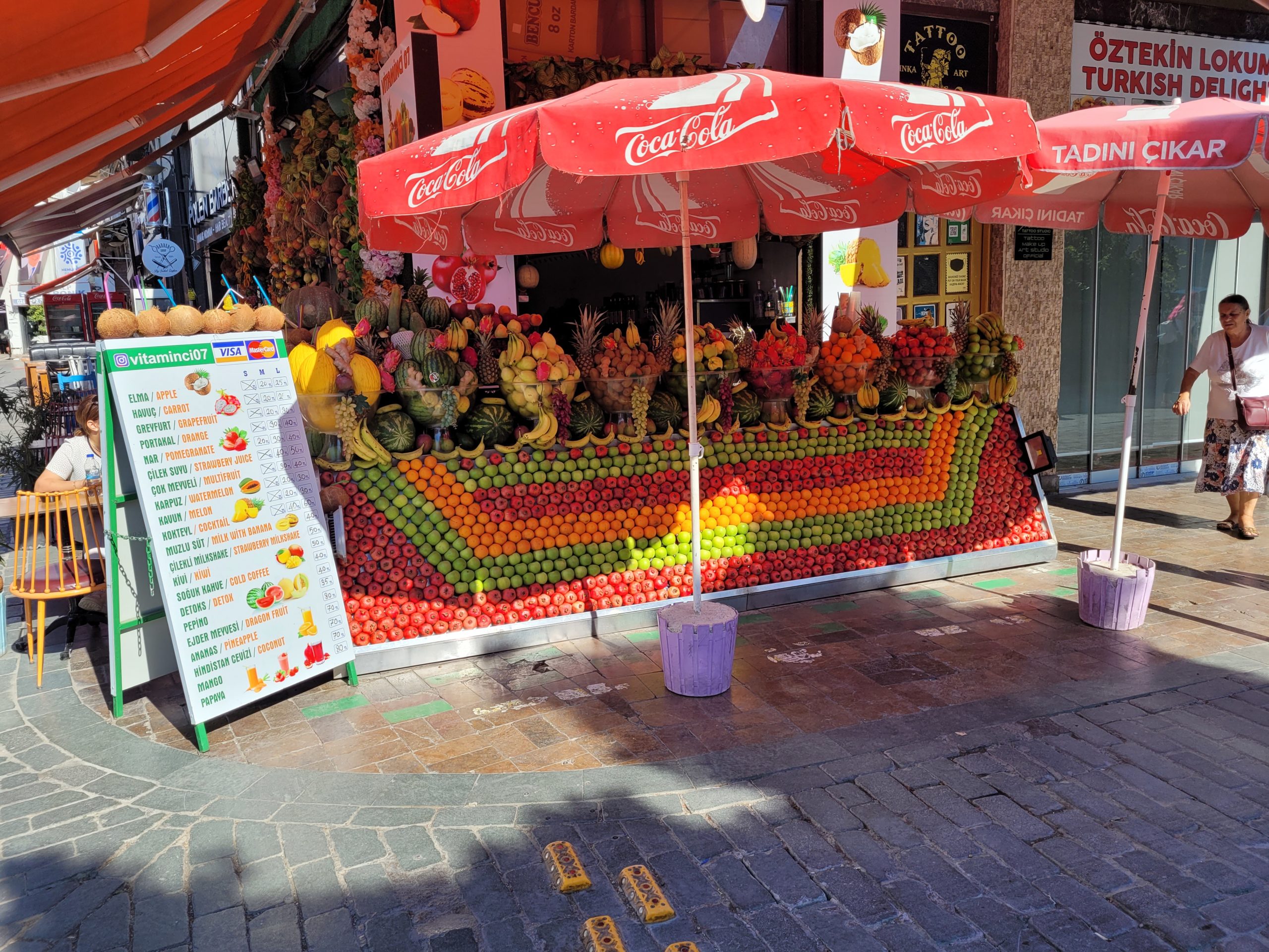 Antalya Street of umbrellas