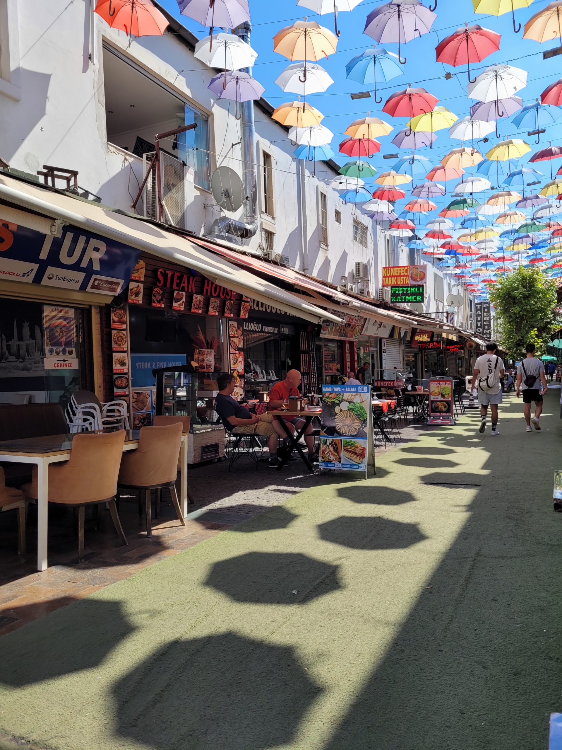 Antalya Street of umbrellas